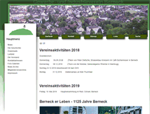 Tablet Screenshot of gewerbeverein-berneck.ch